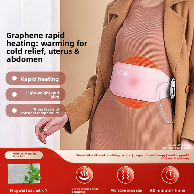 Faja Termica Nuvida - Vibracion y Calor para Alivio Lumbar