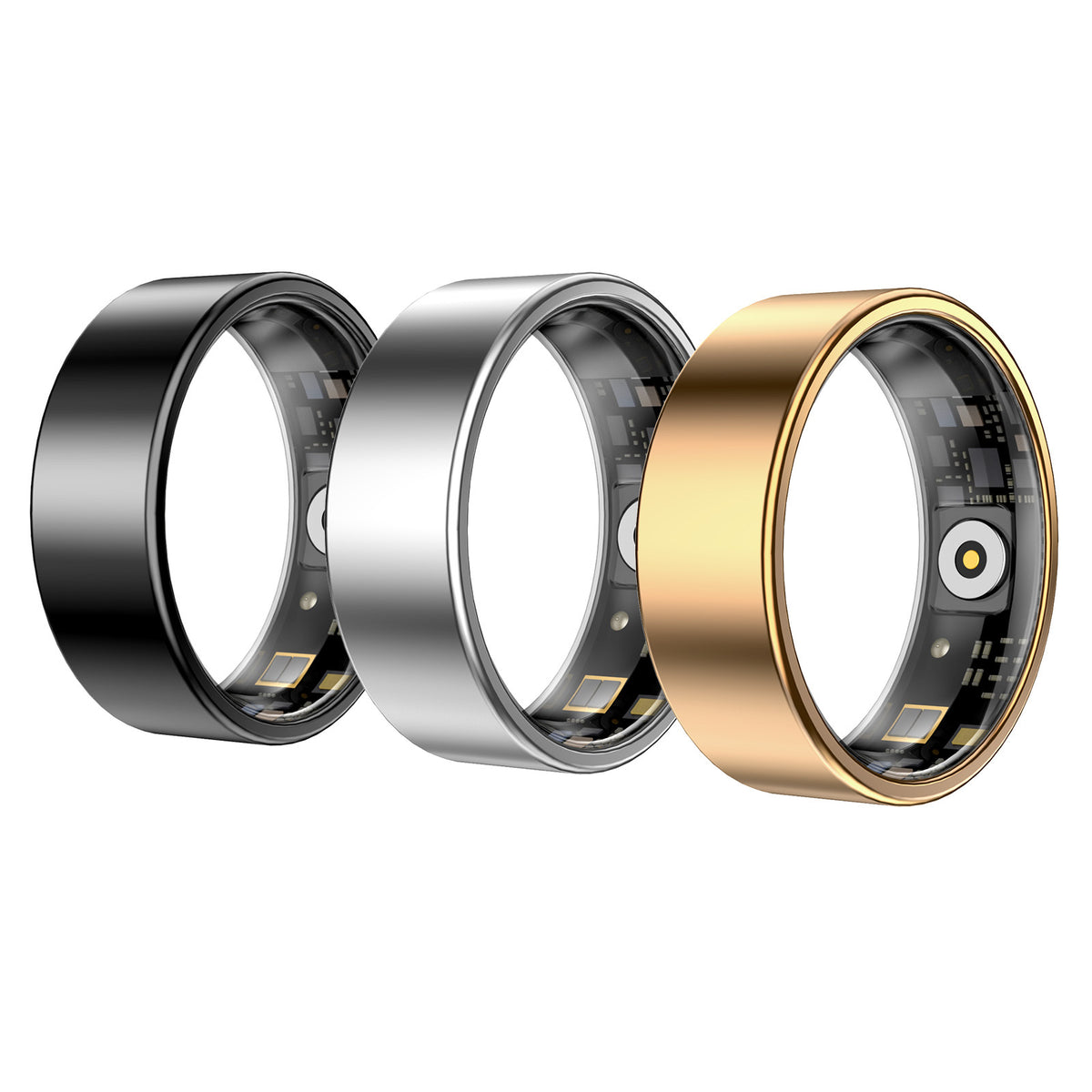 Anillo Inteligente de Salud Nuvida - Monitor de Frecuencia Cardíaca, Sueño y Oxígeno